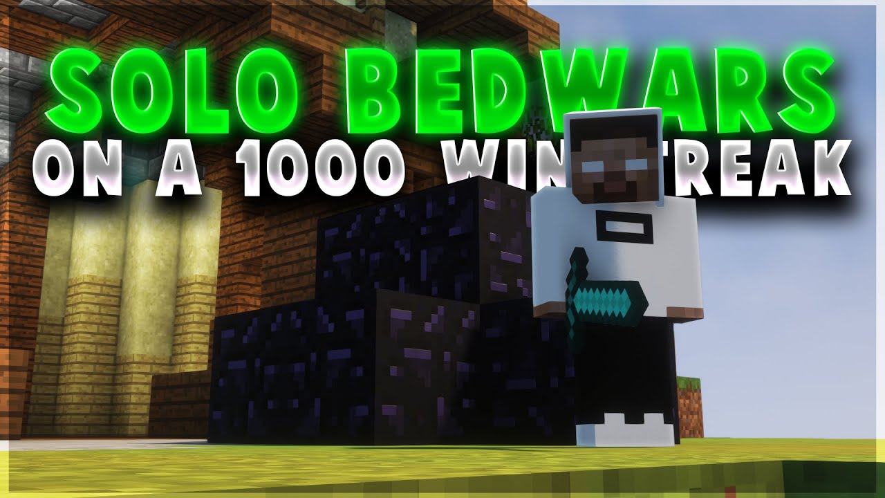 I Played Solo Bedwars On My 1000 Winstreak!