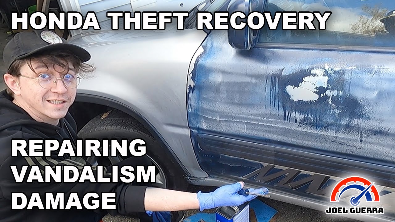 Restoring a Stolen Honda CR-V in 7 Minutes!