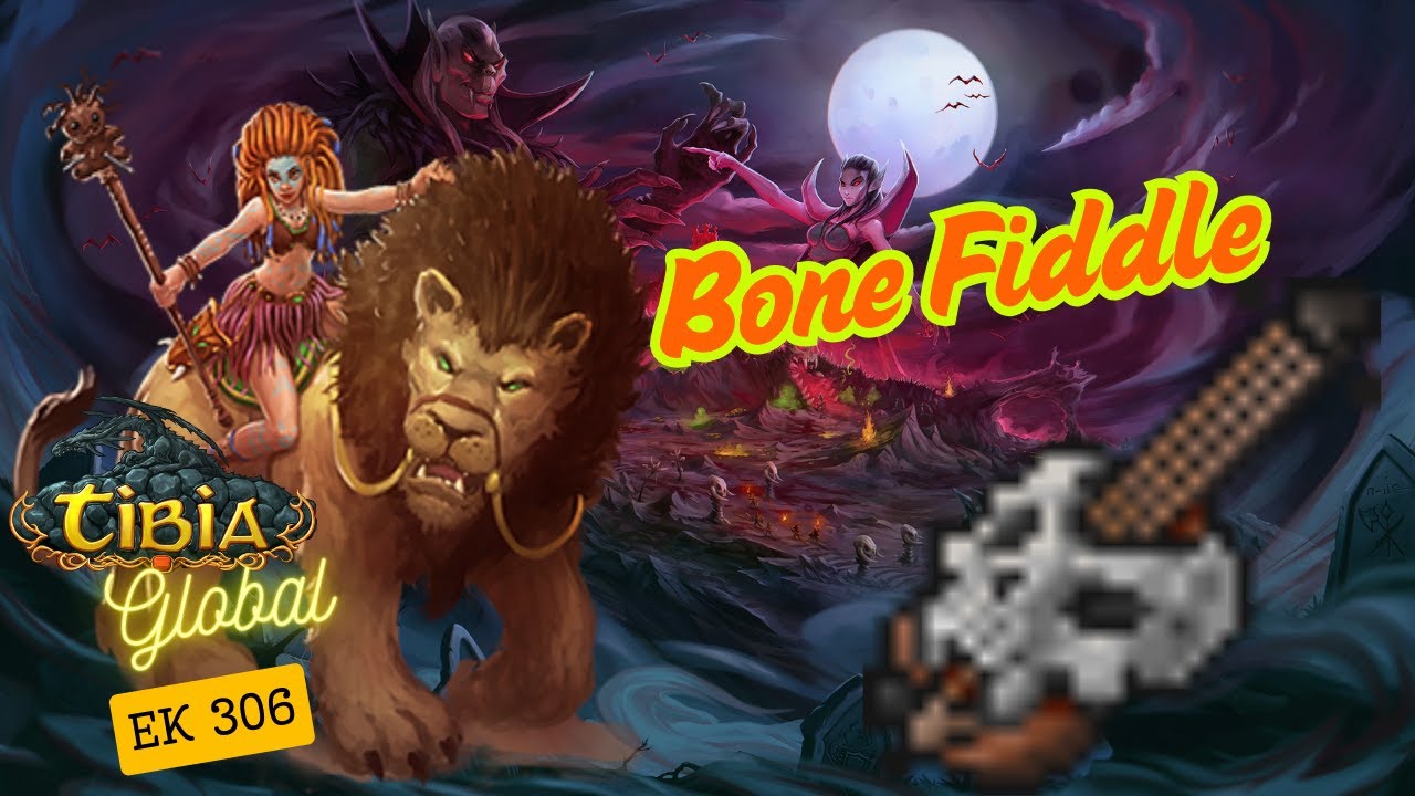 🔴TIBIA Bone Fiddle LIVE EK 306 COLLABRA GLOBAL The Secret Library Quest