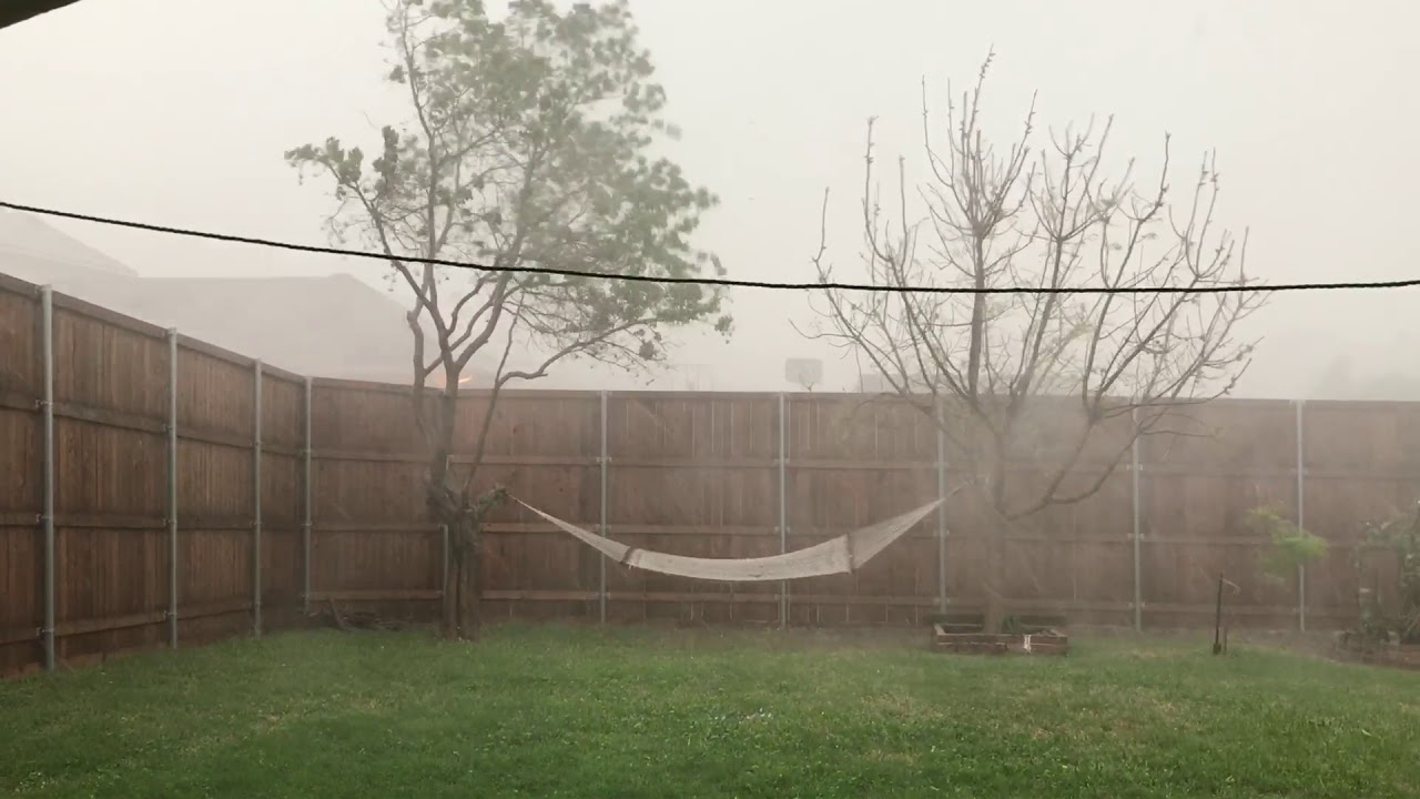 Hail storm Wylie TX -April 6 2018