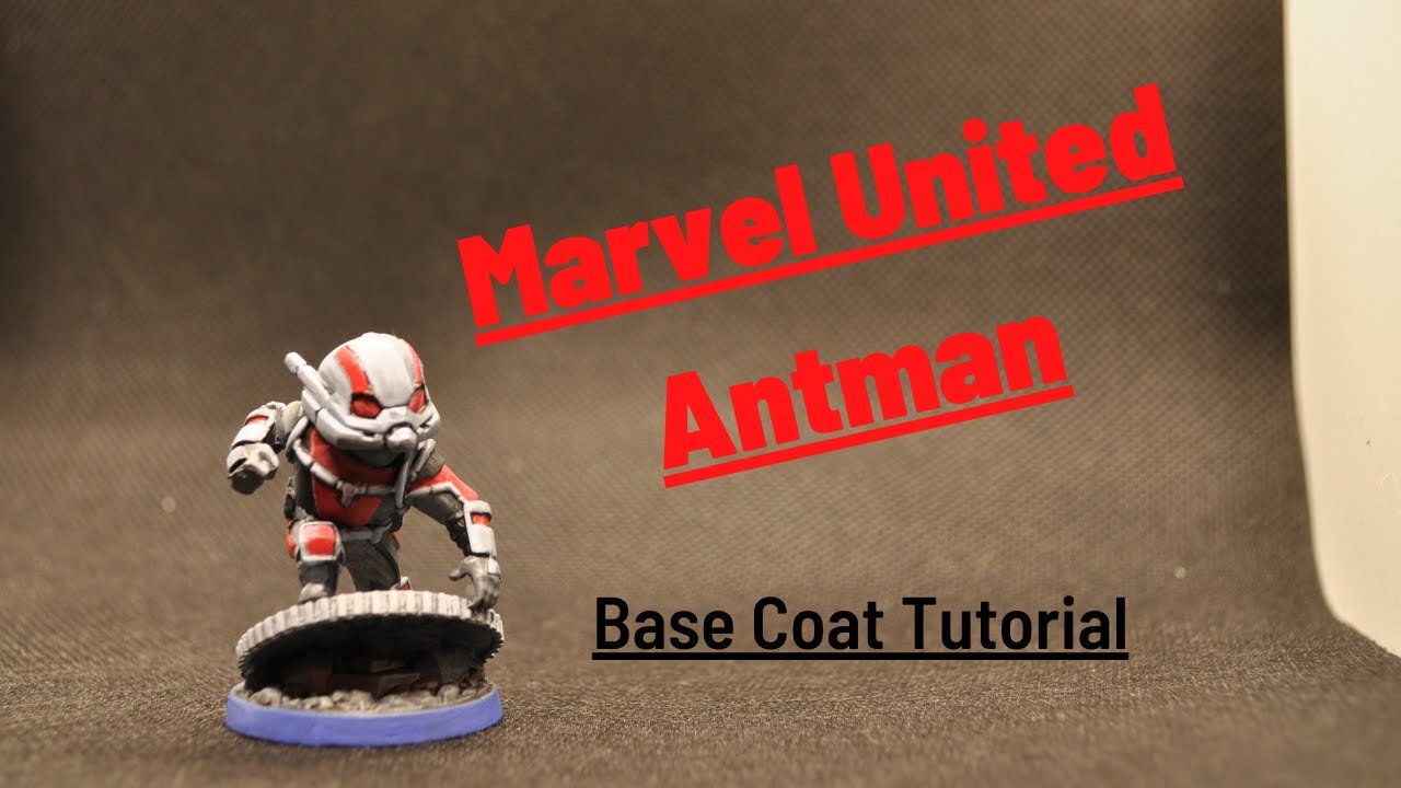 How to Paint Antman from Marvel United! Part 1: The Base Coat