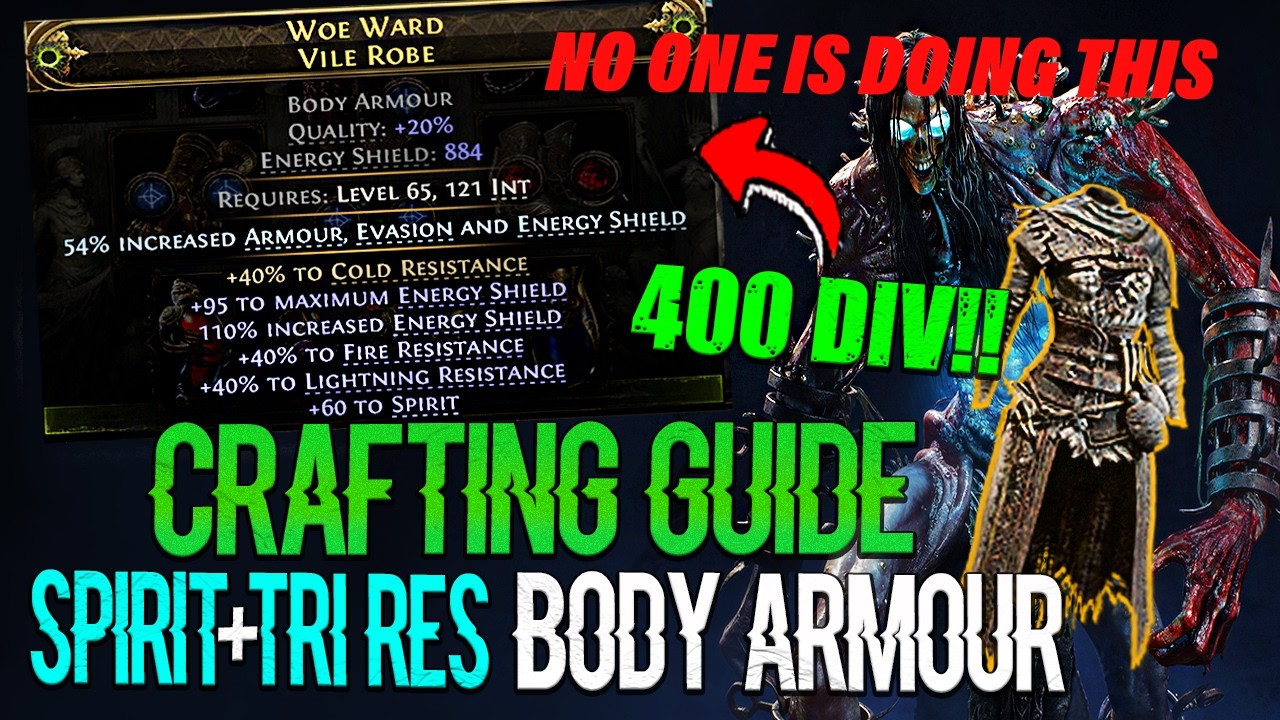 The CHEAPEST Way to Make INSANE Spirit Body Armour for MASSIVE Profit - Abyss Crafting Guide - Poe 2