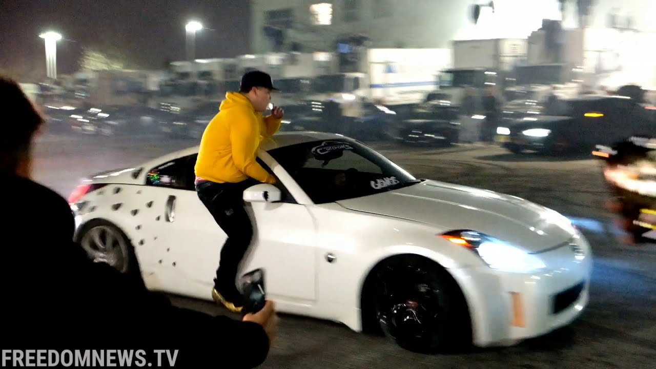 Taking Advantage of Dead NJ Streets, 500 People Gathered to Burn Rubber
