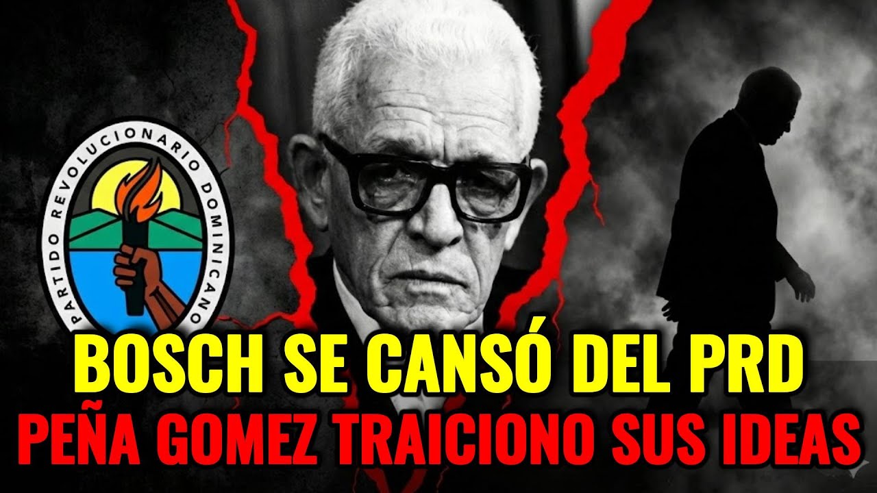 Lo que obligó a Juan Bosch a irse del PRD