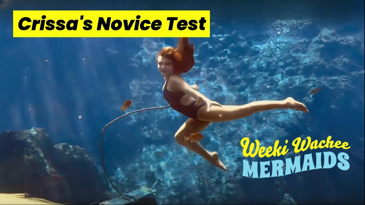 Weeki Wachee Mermaid Crissa's Novice Test (2025)