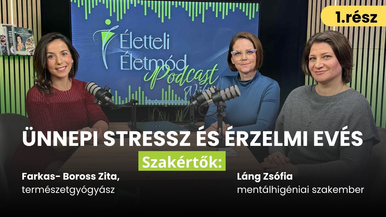 &Eacute;letteli &eacute;letm&oacute;d podcast 1.r&eacute;sz - Mi&eacute;rt esz&uuml;nk t&ouml;bbet az &uuml;nnepek alatt?