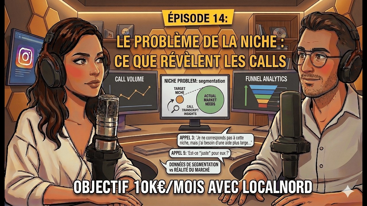 Épisode 14 – Le Problème de la Niche : Ce que Révèlent les Calls – Objectif 10k/mois Localnord