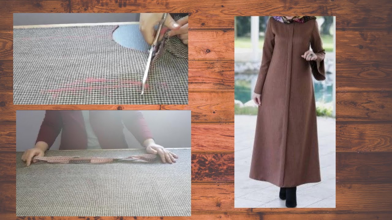 فصالة جلابة✂️ مونطو بالسنسلة مخفية والكول🧥 وقاعدة البانسة دون قص التوب ✂️