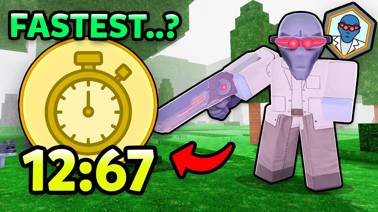 IS NEW ALIEN SCIENTIST The BEST SPEEDRUN CLASS in 99 Nights in The Forest?