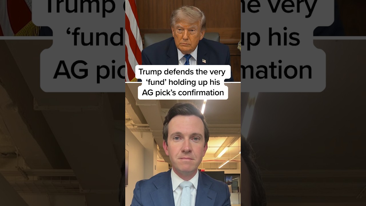 Trump defends the very 'fund' holding up his AG pick's confirmation