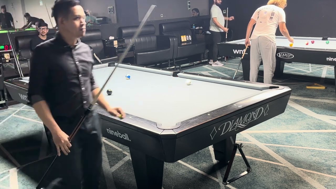Rodolfo vs Ali Jawad 10 Balls race to 9 Diamond Table - Practice game