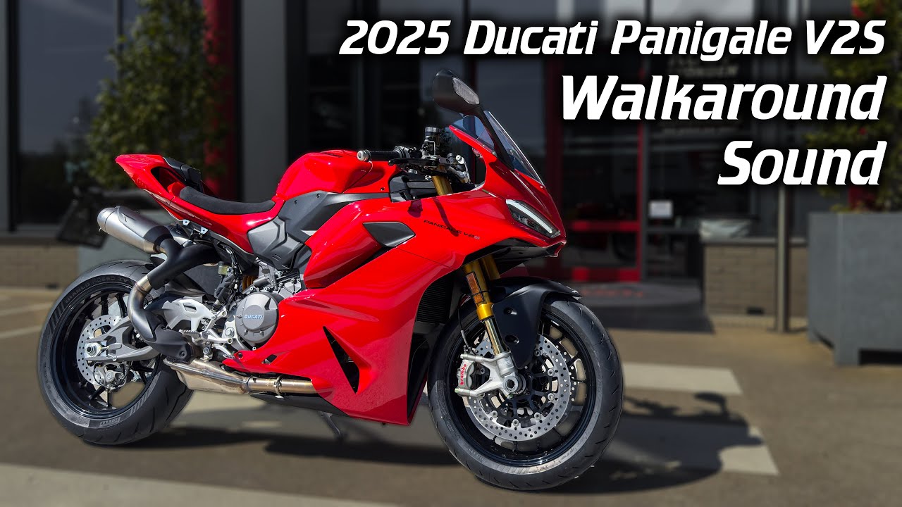 2025 Ducati Panigale V2S | Walkaround | Sound