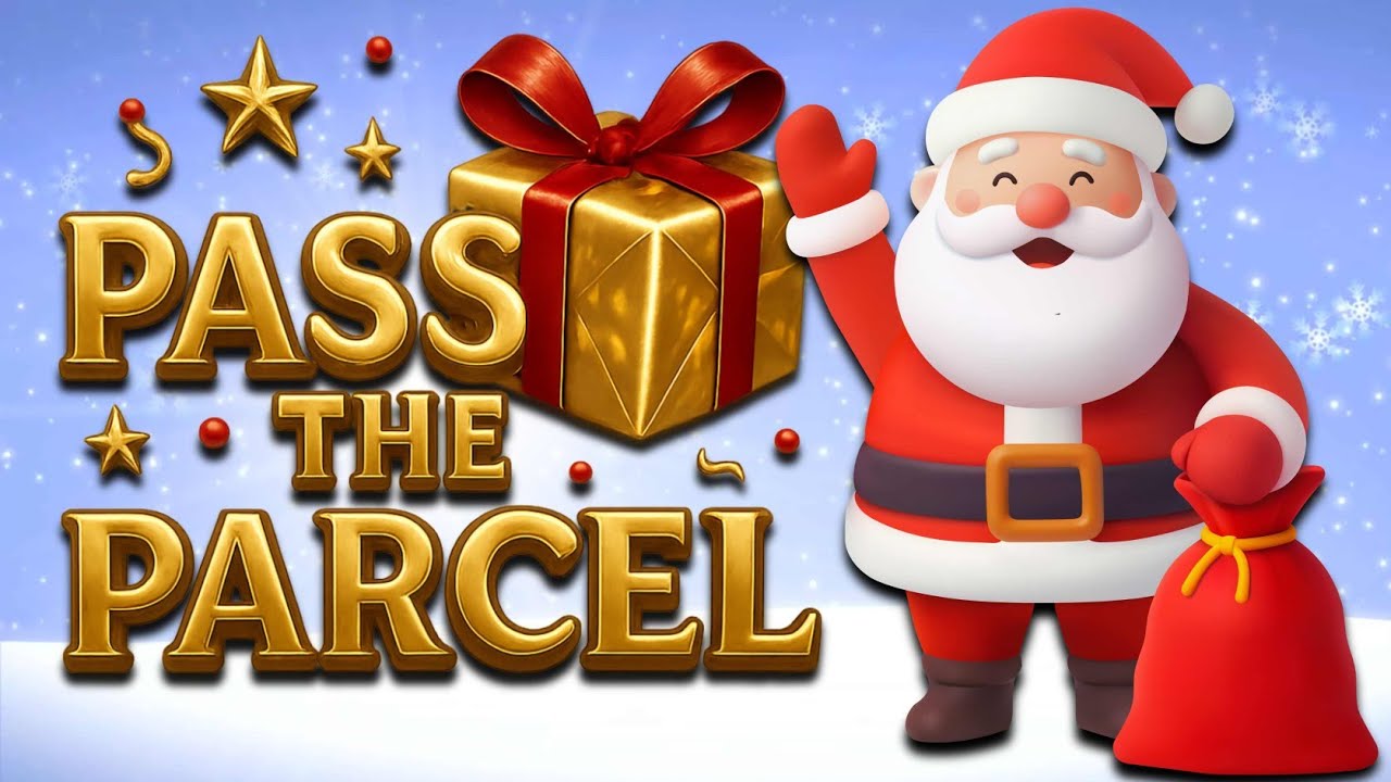 🎁 Christmas Pass the Parcel song | Pass the parcel music with stops 🎁