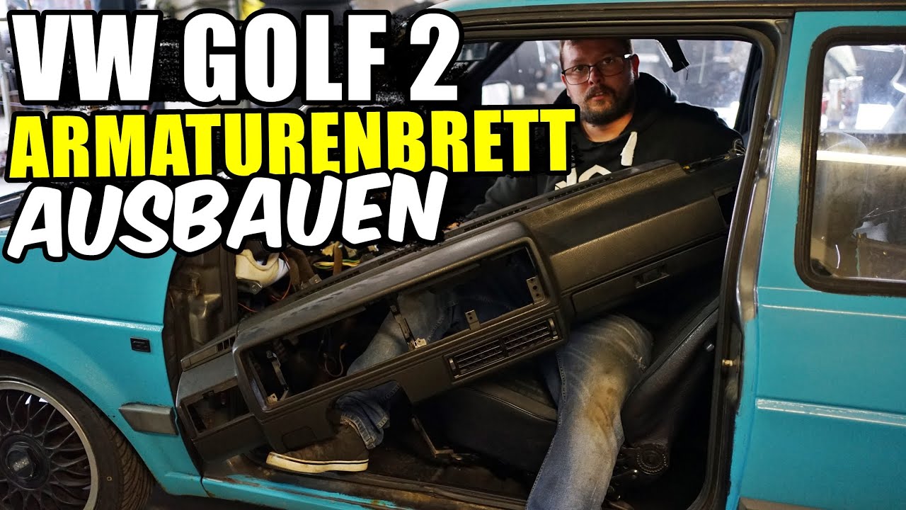 VW GOLF 2 ARMATURENBRETT AUSBAUEN TUTORIAL / ANLEITUNG