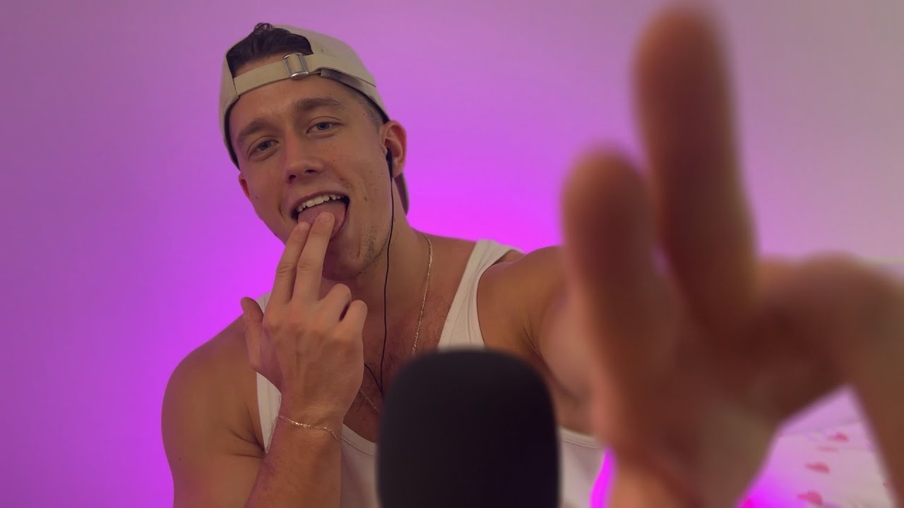 The only Spit Painting video you need to watch ASMR (male mouth sounds)