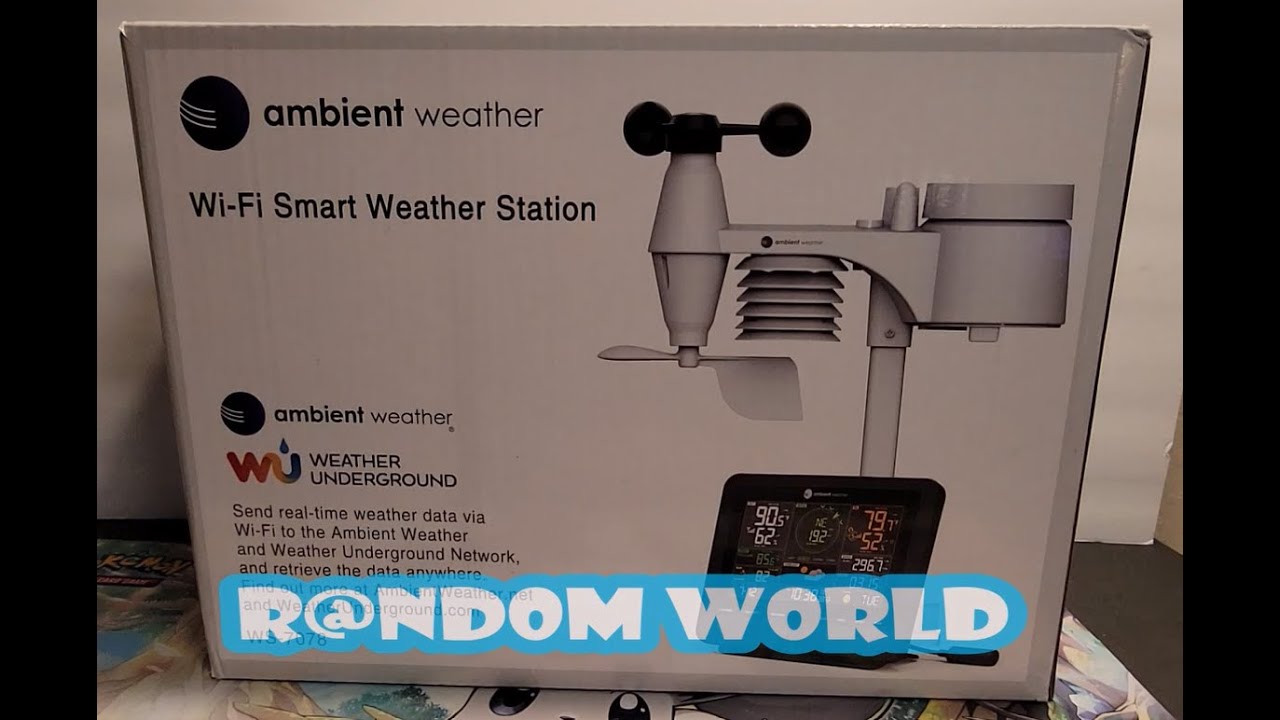 Wi-Fi Smart Weather Station WS-7078 unboxing