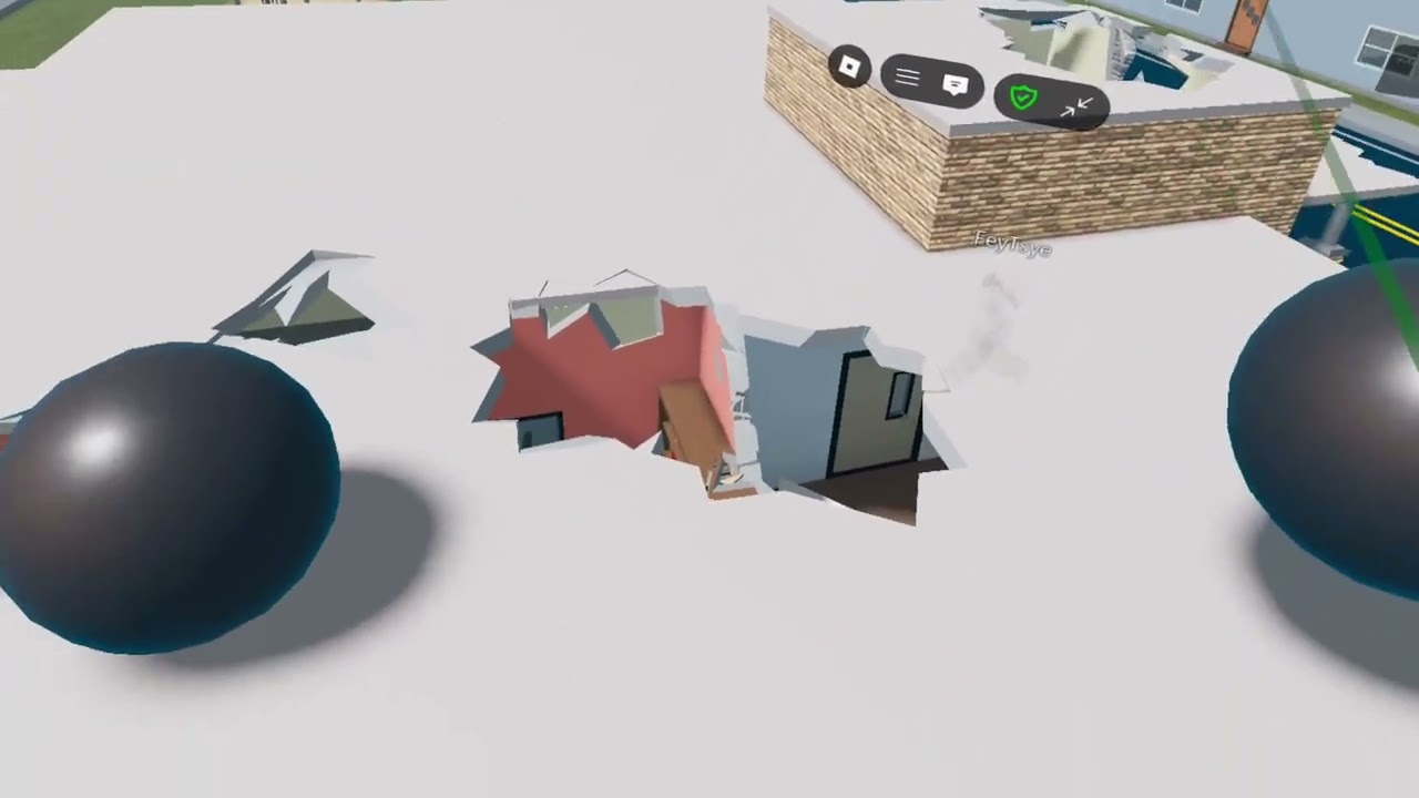 Destruction physics VR