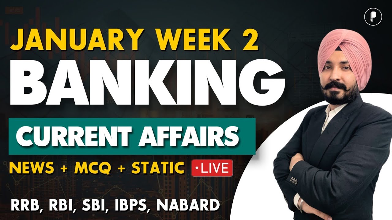 Weekly Banking Current Affairs | January Week 2 | Parcham Classes