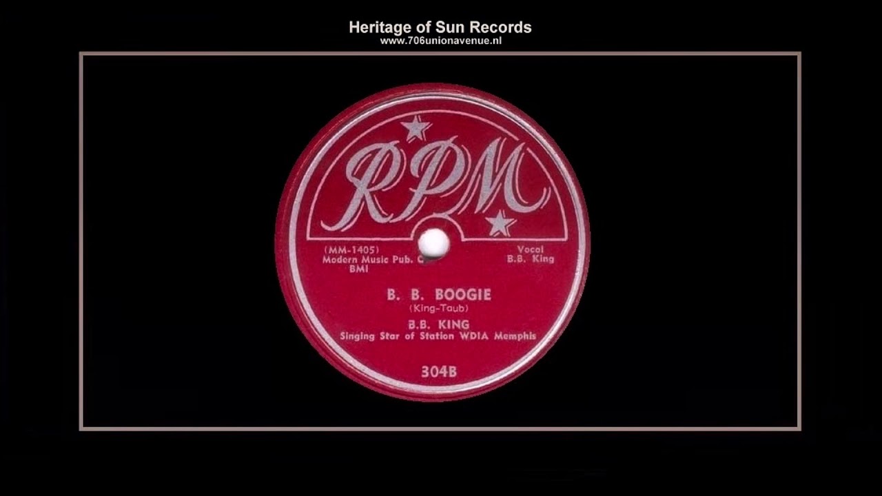 (1950) RPM 304-B ''B.B. Boogie'' B.B. King