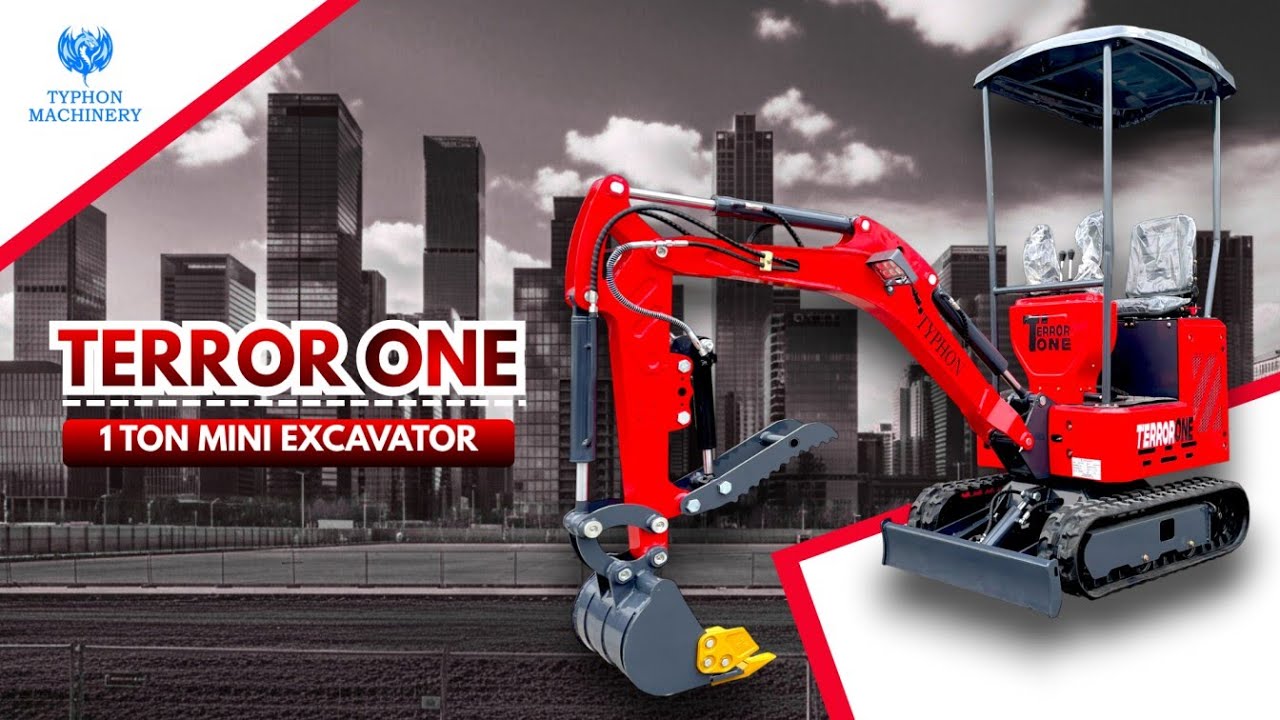 TYPHON TERROR ONE STORM 1-Ton Mini Excavator