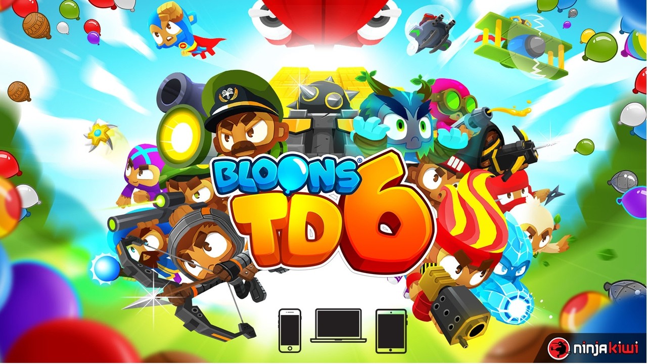 Using Powerful Monkeys to Destroy Balloons! Checking Out Bloons TD 6! (Ninja Kiwi)