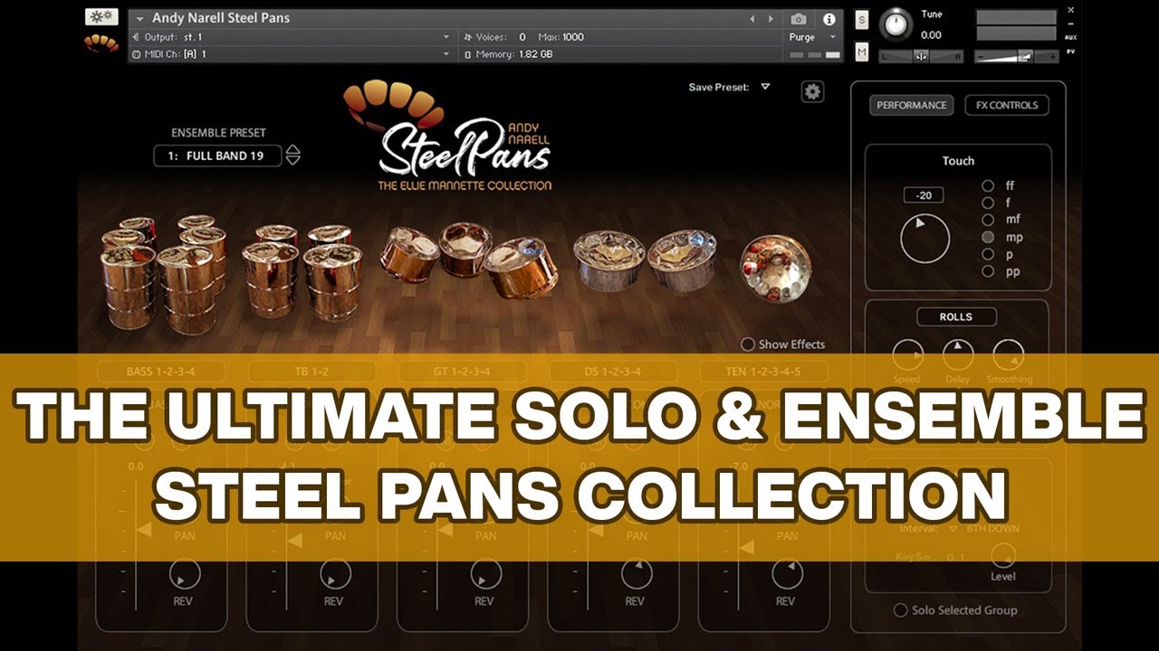 Andy Narell Steel Pans — The Ellie Mannette Collection