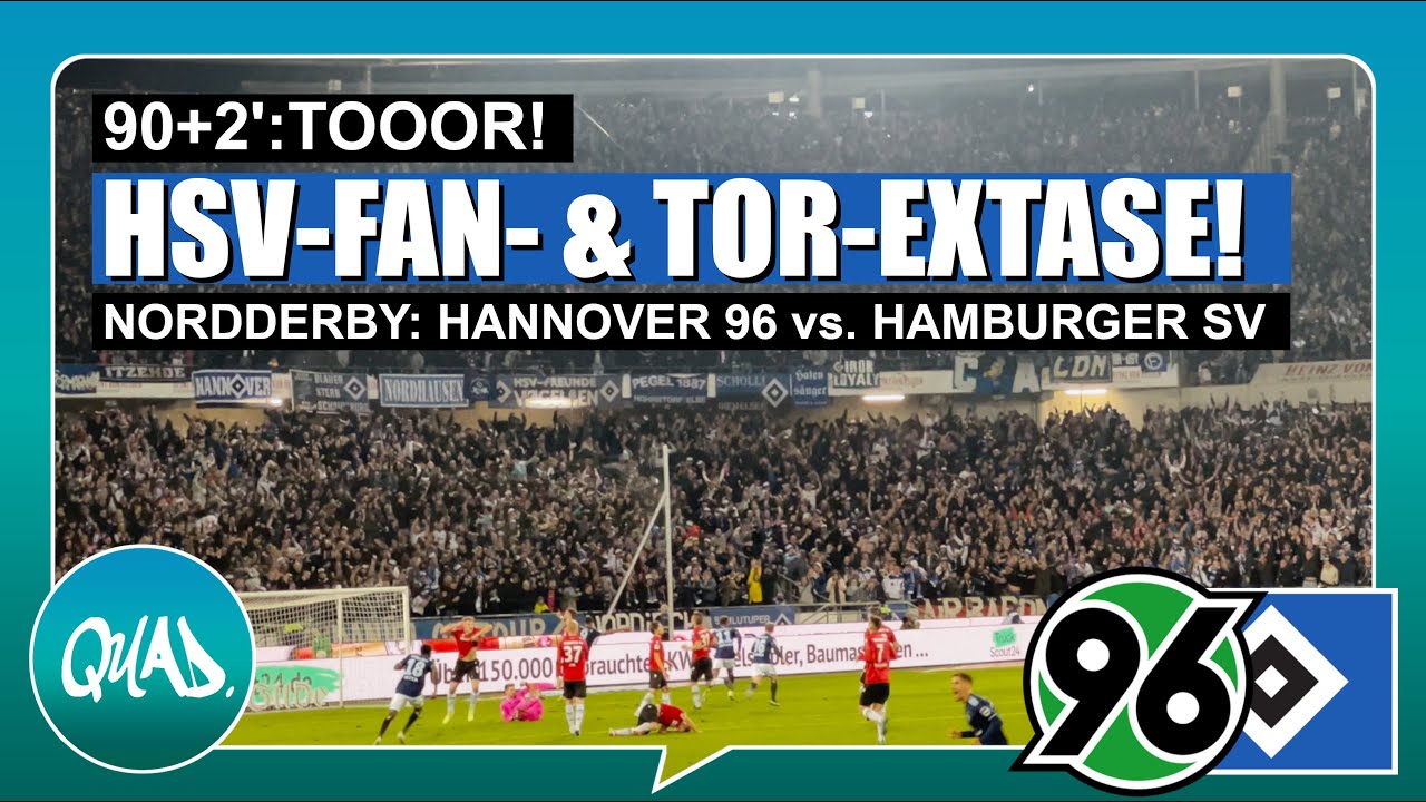 Last Minute Siegtor HSV im Nordderby | Hannover 96 vs. HSV | 30.09.2022