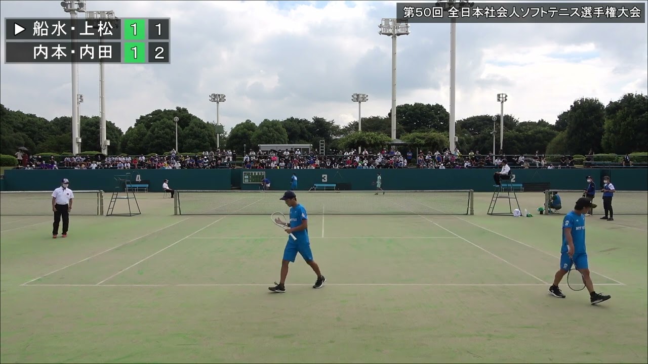 2022年 全日本社会人 一般男子 決勝 船水颯人・上松俊貴（東京:稲門クラブ・広島:NTT西日本 対 内本隆文・内田理久(広島:NTT西日本)