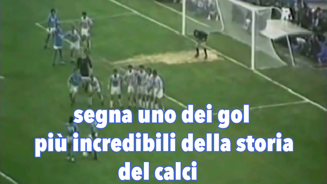 3 novembre 1985 incredibile goal su punizione di Maradona