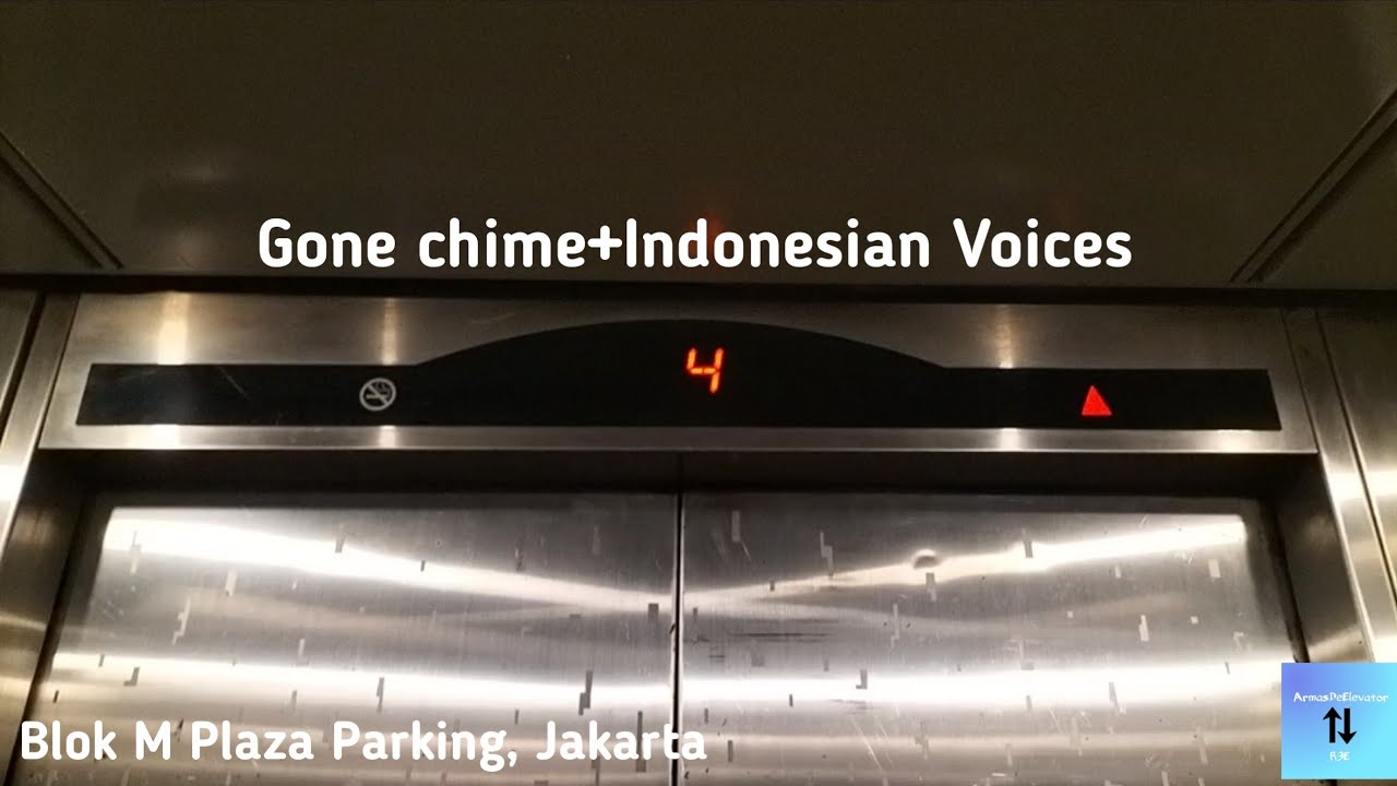 Goldstar mod Sigma elevator at Blok M Plaza, South Jakarta (Parking Lift)