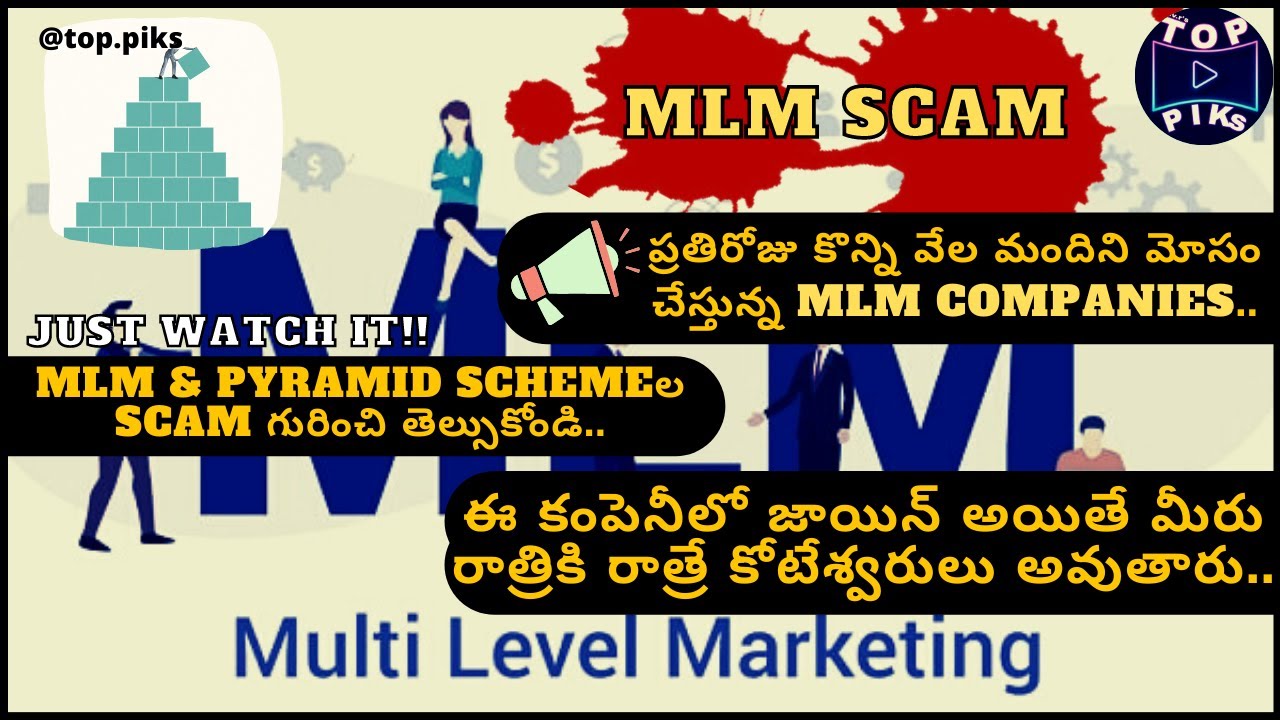 Biggest Multi Level Marketing Scam in INDIA|Pyramid scheme scam Explained|TOPPIKs-Facts in Telugu