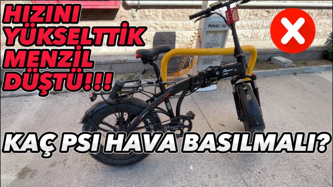 HIZINI YÜKSELTİNCE MENZİL NASIL DÜŞTÜ İZLEYİN ❗️⚠️ LASTİĞE NASIL HAVA BASILIR?