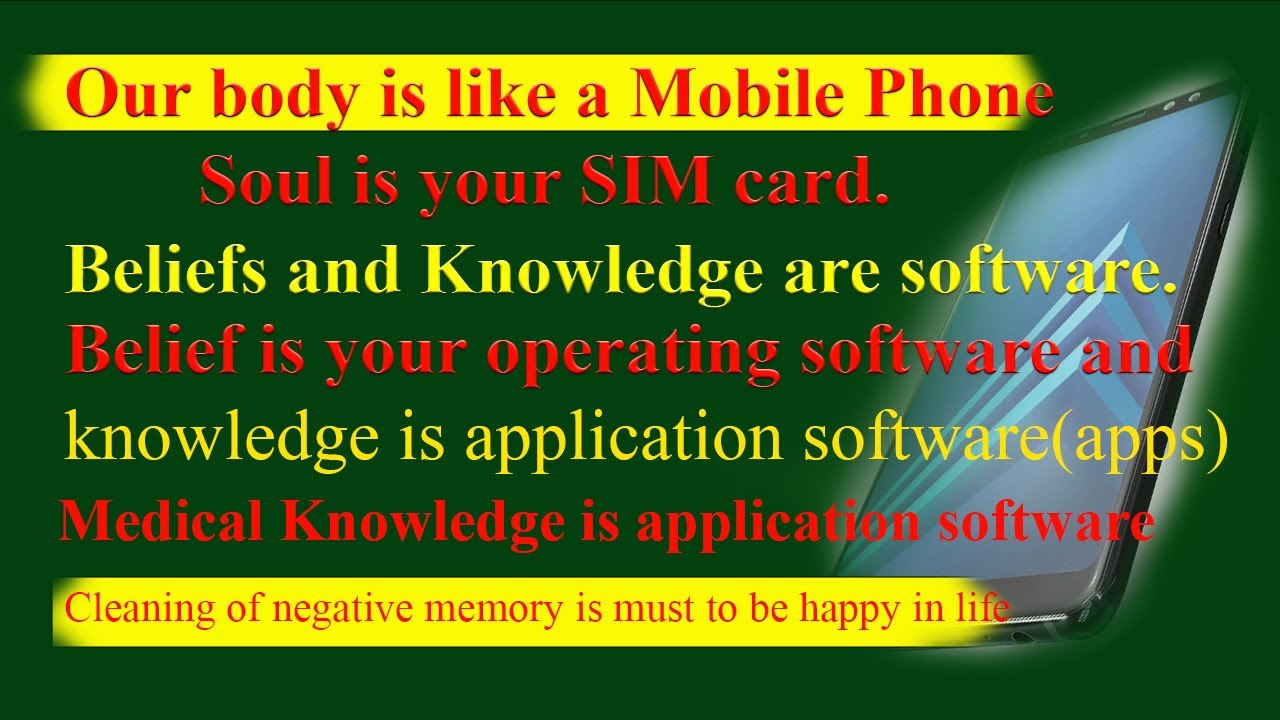 As you clean your mobile phone, cleaning negative memories is essential to be happy in life