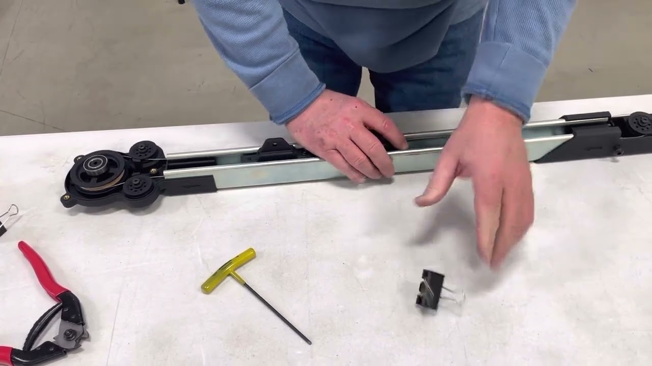 Heavy duty Target Retrieval System Demo setup