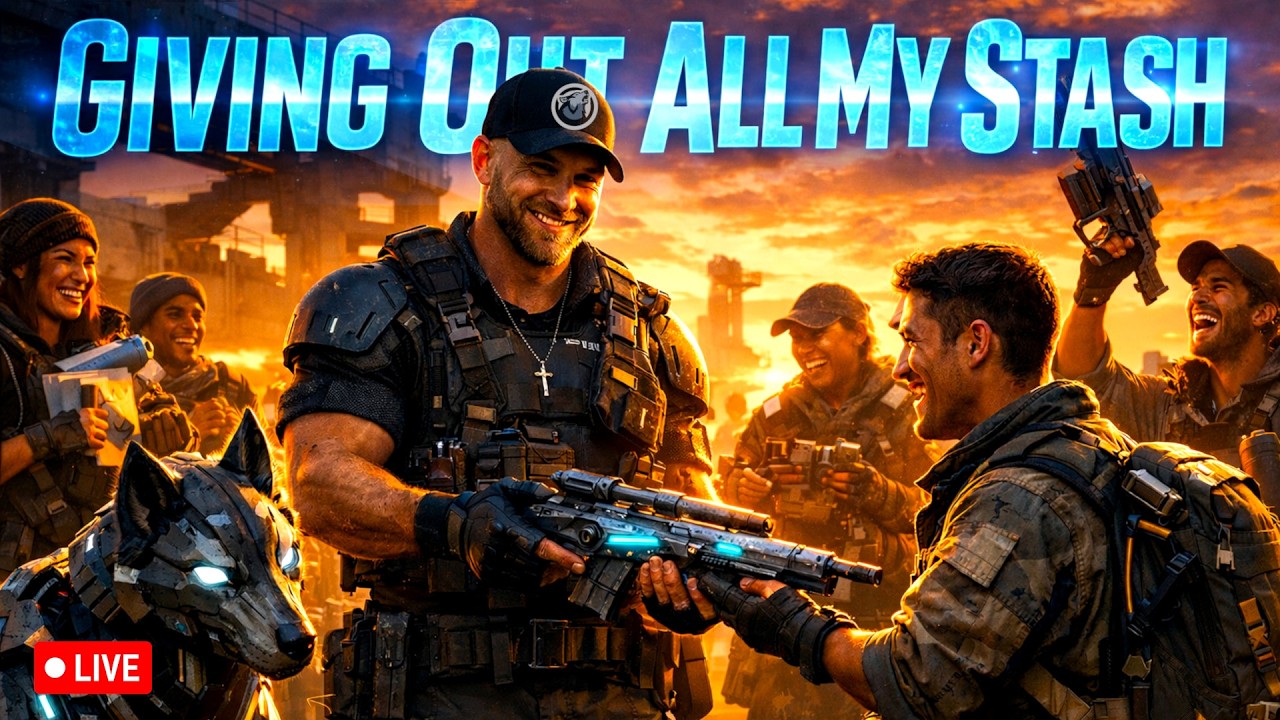 🔴(LIVE) - Giving Out My Entire Stash! | ARC RAIDER SHROUDED SKY