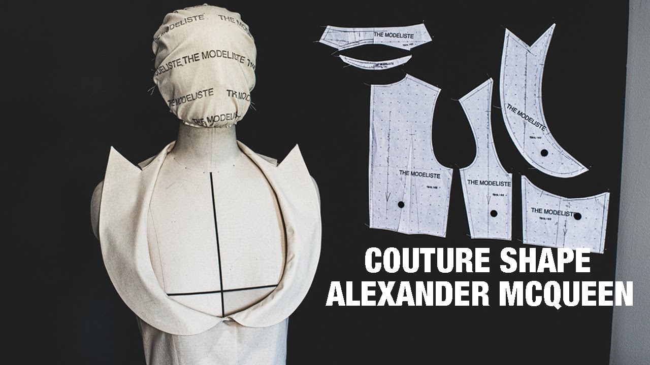 【Fashion Study of Shape 08】| STUDY OF COUTURE SHAPE ALEXANDER MCQUEEN | VLOG  （仕立て屋の日常）
