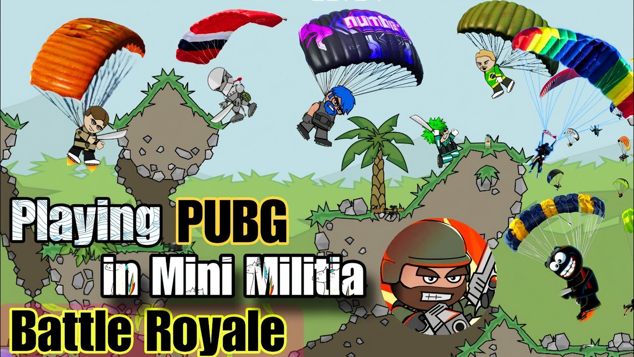 Battle Royale | Pubg x Minimilitia Collab | Da2 Event Mini Militia Classic 💥