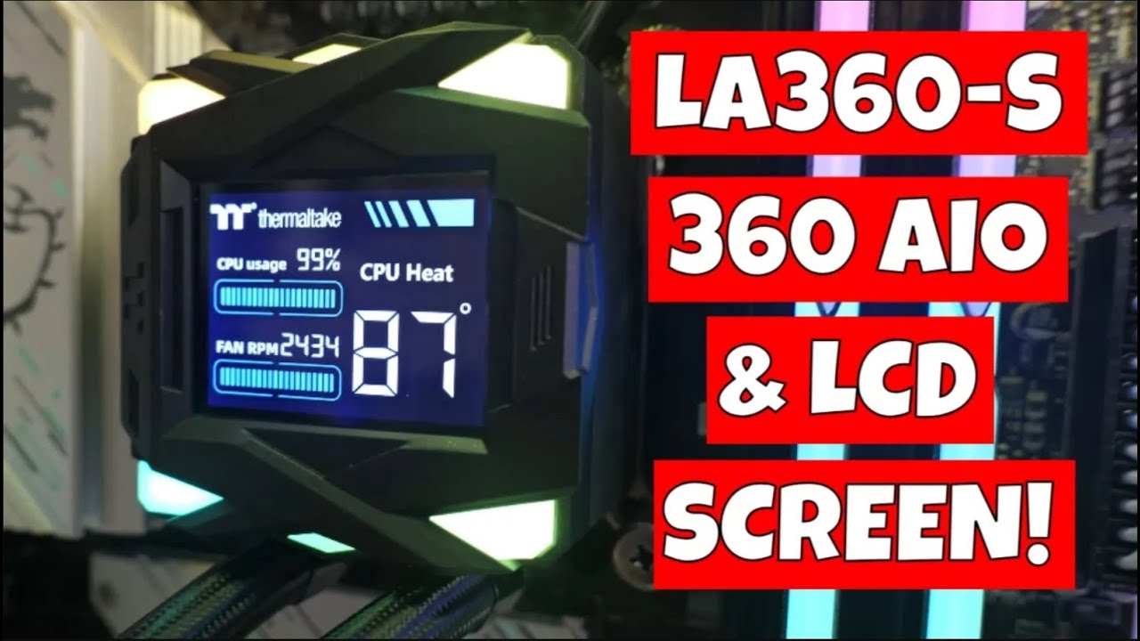 ThermalTake LA360 S 360 мм производительный бюджетный моноблок с ЖК-дисплеем