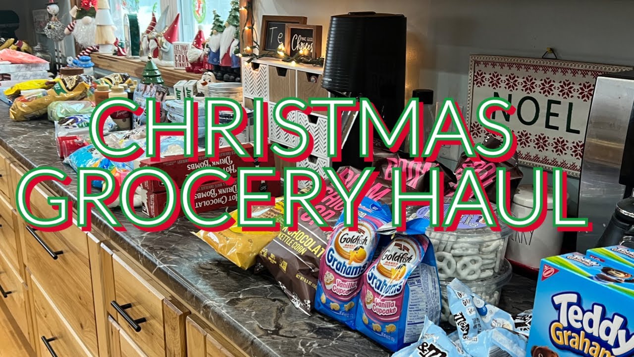 CHRiSTMAS GROCERY HAUL FOR OUR FAMiLY OF 10