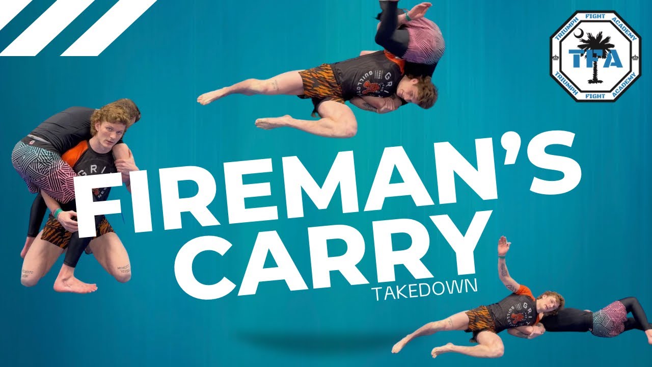 Fireman’s Carry takedown from an overhook