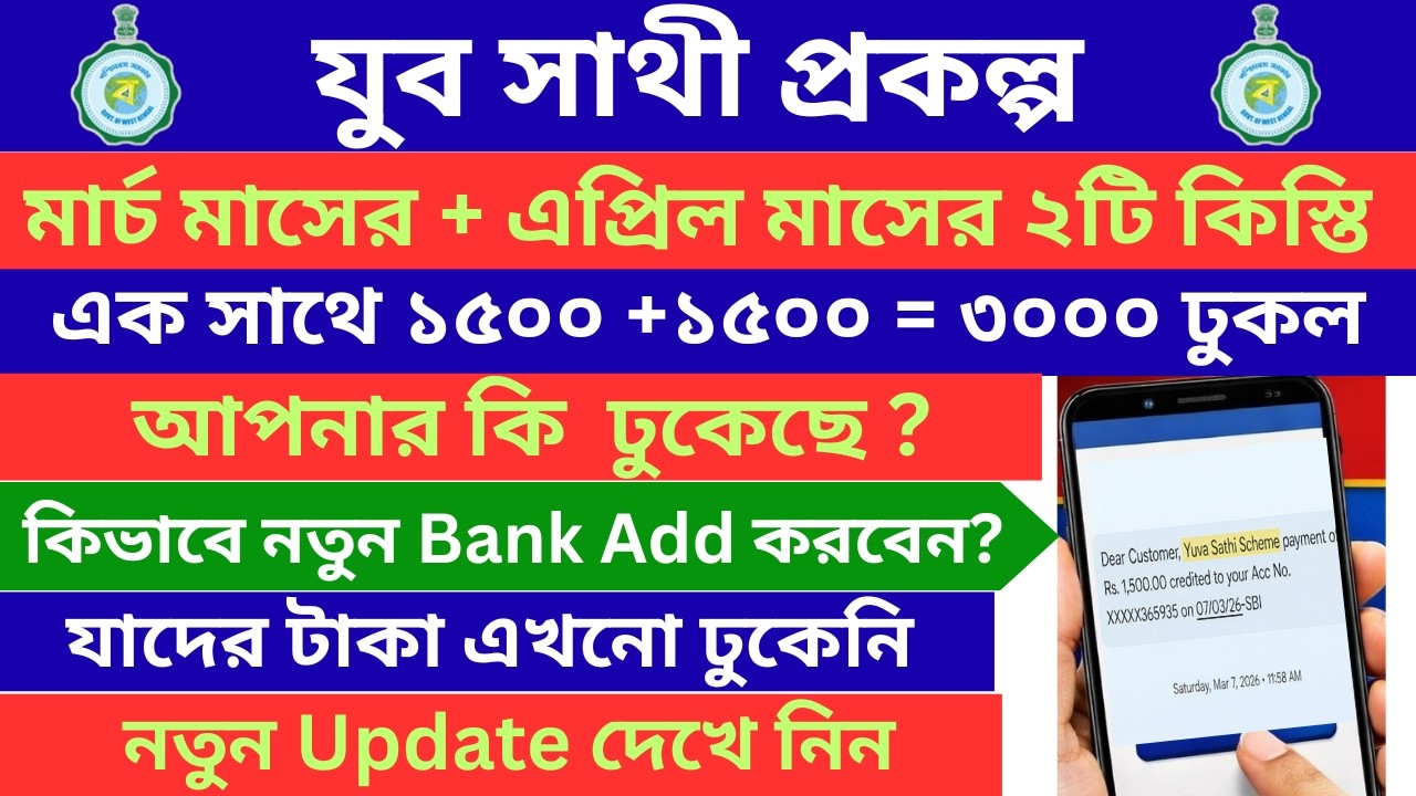 Yuva Sathi New Update: Payment Proccess Change 2026 | Why Money Credited in Different Bank Account?