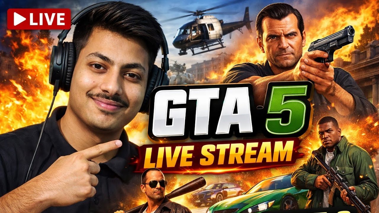 🔴 LIVE - GTA V GAMEPLAY STREAM Part-9 #gta5 #gtav #gaming #verticallive