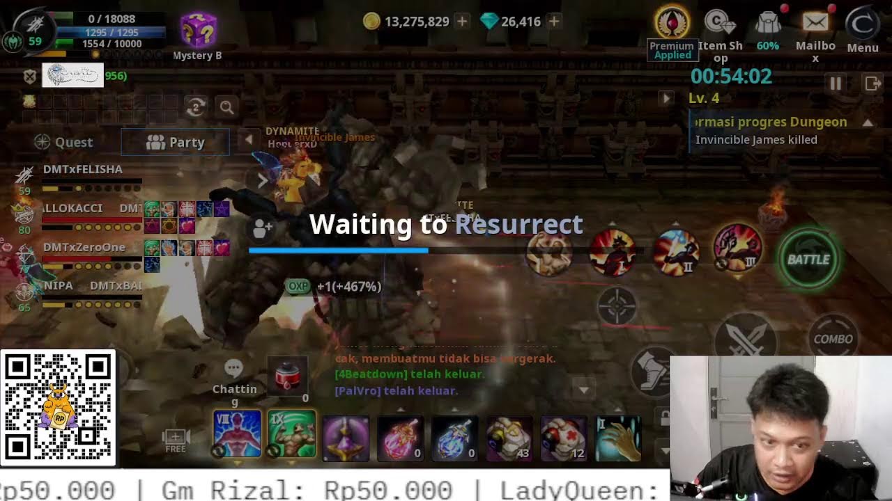 🔴LIVE : CABAL SEA INFINITE COMBO - FT 3 RING MAZEL EP.464