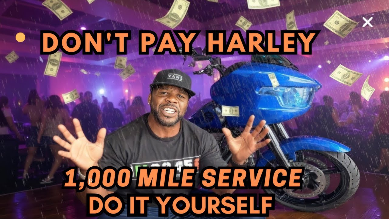 DON'T PAY HARLEY-1,000 Mile Service DIY
