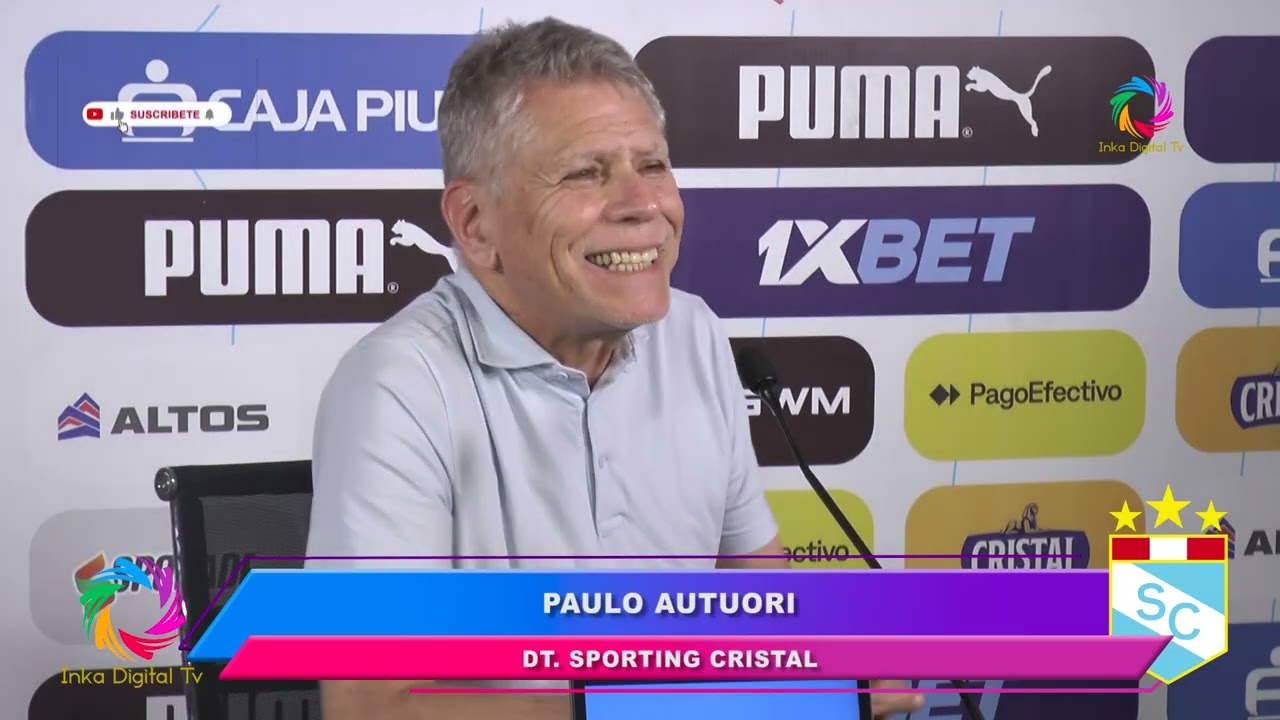 Conferencia de prensa de Sporting Cristal tras empatar con Universitario 2 - 2 T Apertura 21/02/2026