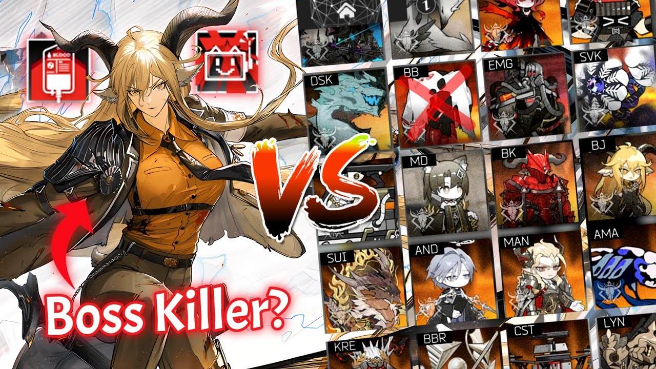 [Arknights] Degenbrecher VS Bosses