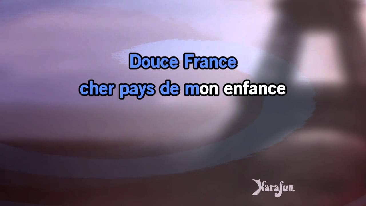 Karaoké Douce France - Charles Trenet *
