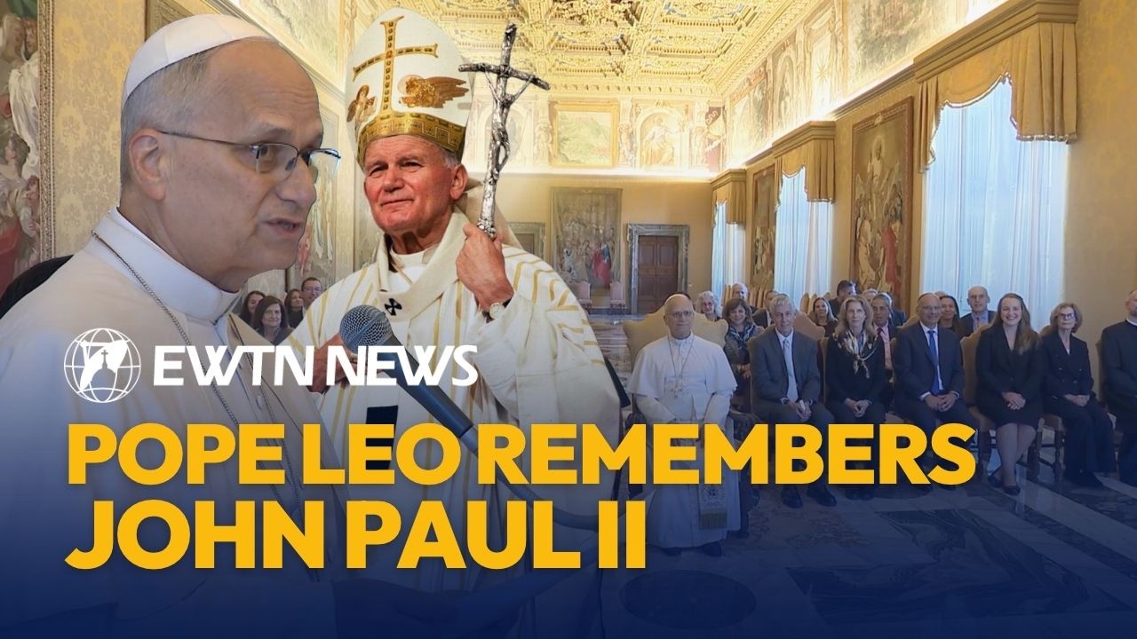 Pope Leo XIV Remembers John Paul II, Meets with the American Jewish Committee | EWTN News