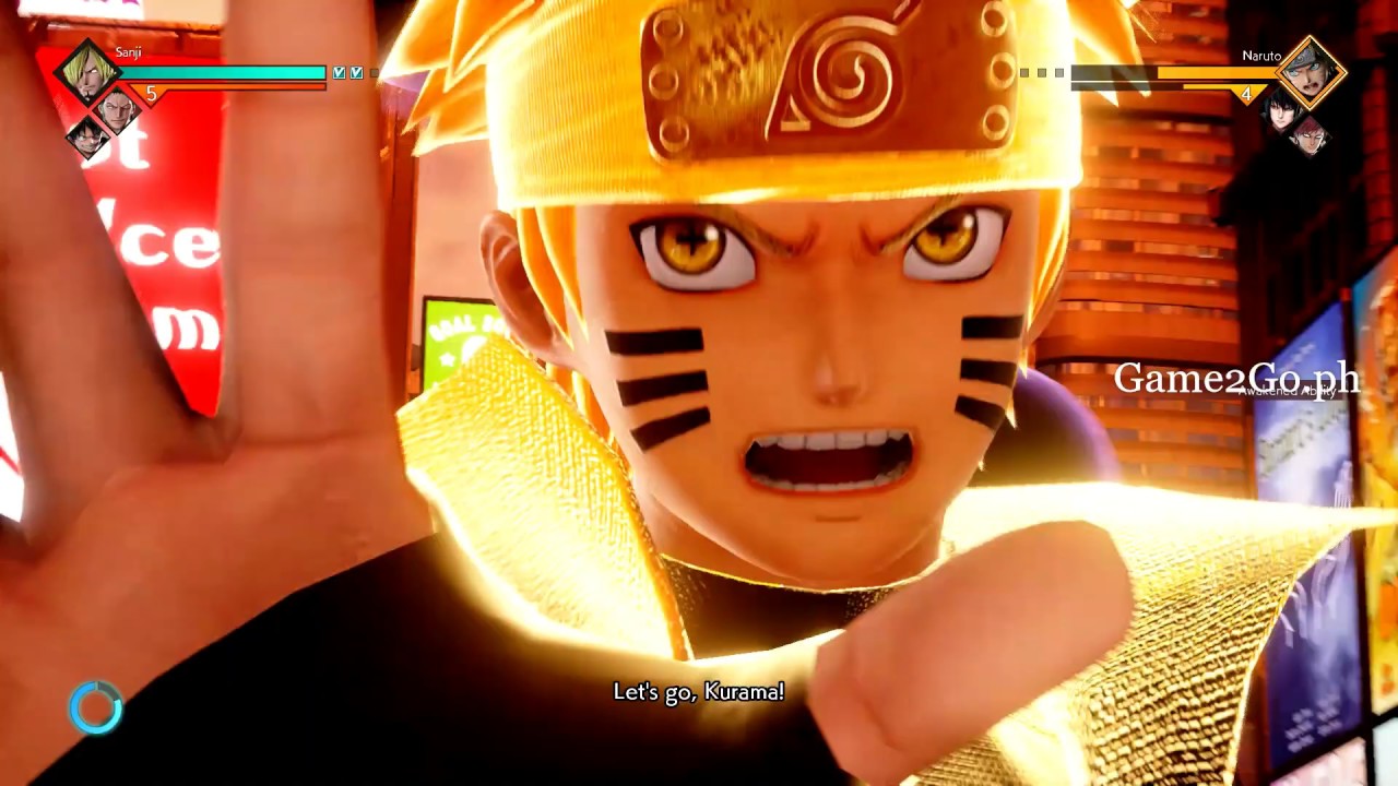 JUMP FORCE- Luffy Awakening vs Naruto Ultimate Attact