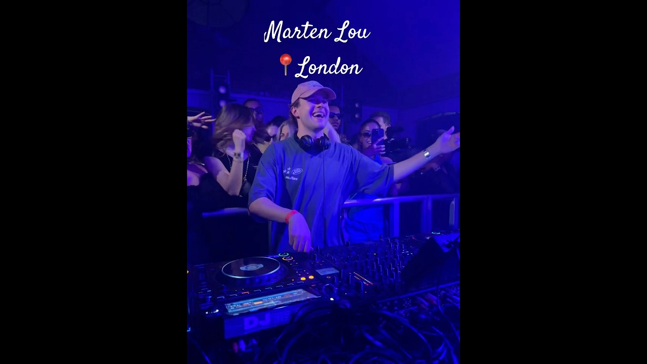 Marten Lou bringing great vibes to London🎶✨ #dj #uk #nightlife #remix #electronicmusic #music #fun